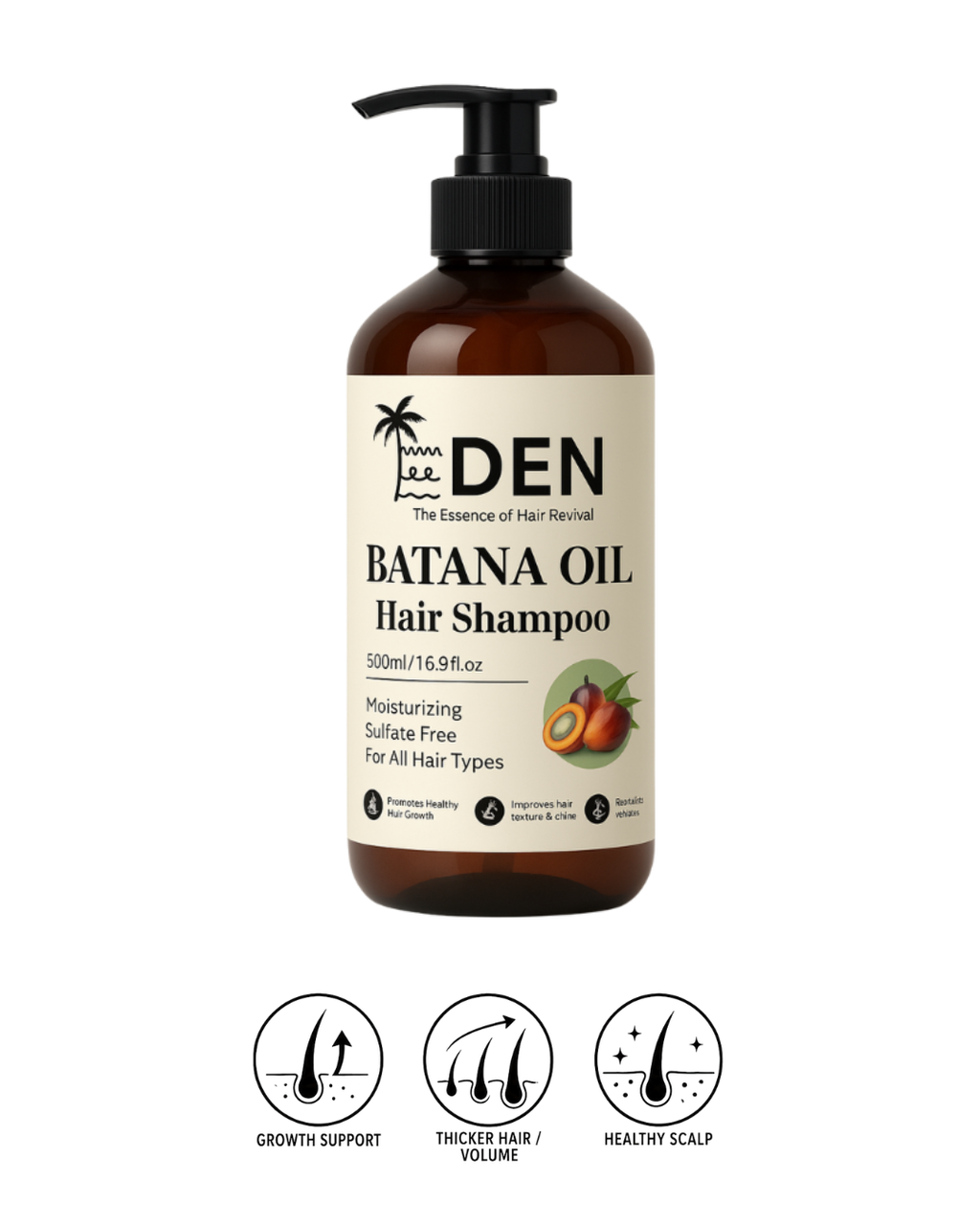 Batana Oil Hair Shampoo - Sulfate Free 500ml